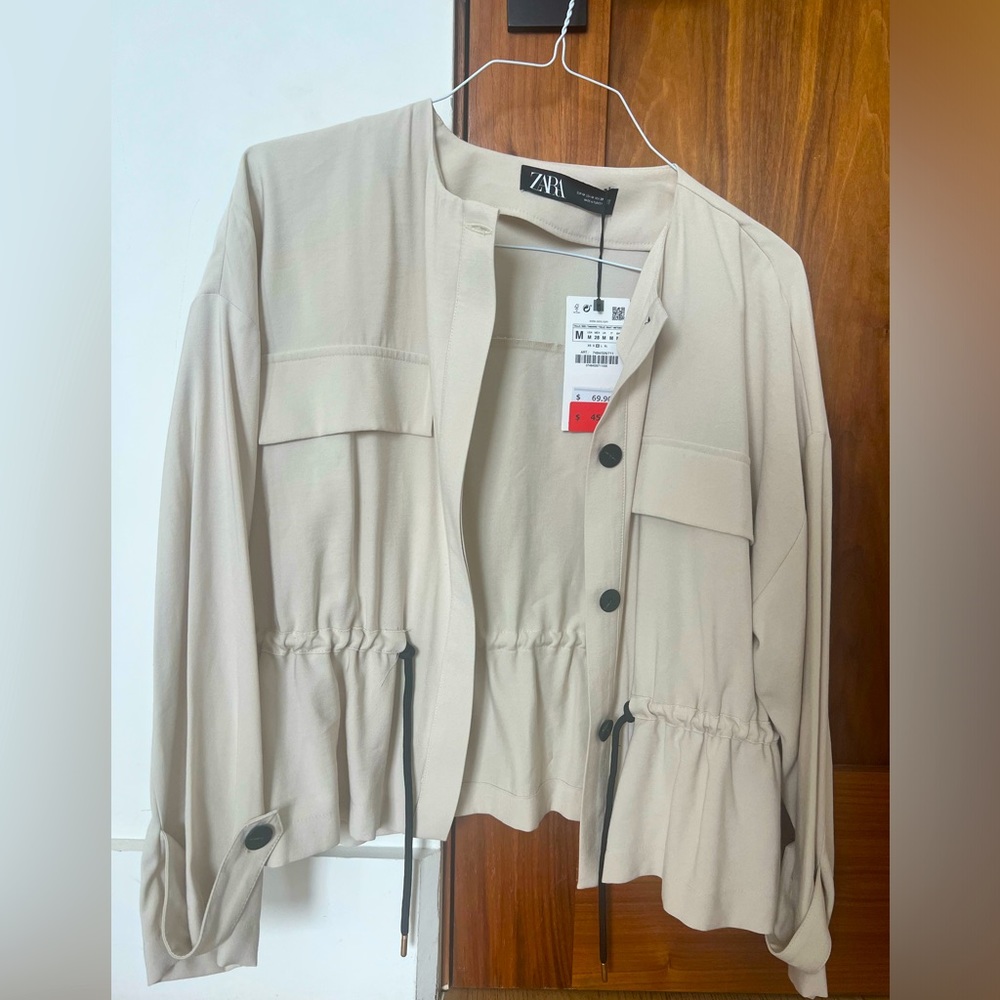 ZARA Medium beige, light weight jacket